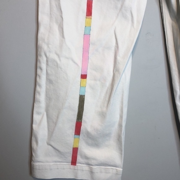 CUSTOMIZED Massimo Dutti Cropped Wide Leg Jeans, size 8 - Picture 7 of 16